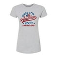 thumbnail image 1 of Instant Message - America 250 - Juniors Fitted Graphic T-Shirt, 1 of 5