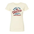 thumbnail image 1 of Instant Message - America 250 - Juniors Fitted Graphic T-Shirt, 1 of 5
