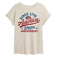 thumbnail image 1 of Instant Message - America 250 - Juniors Oversized Graphic T-Shirt, 1 of 5