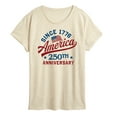 thumbnail image 1 of Instant Message - America 250 - Women's Short Sleeve Graphic T-Shirt, 1 of 5