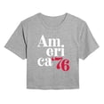 thumbnail image 1 of Instant Message - America 76 Cropped Graphic T-Shirt, 1 of 5