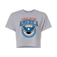 thumbnail image 1 of Instant Message - America Collegiate Cropped Graphic T-Shirt, 1 of 5