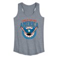 thumbnail image 1 of Instant Message - America Collegiate Graphic Racerback Tank, 1 of 5