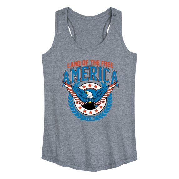 Instant Message - America Collegiate Graphic Racerback Tank
