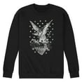 thumbnail image 1 of Instant Message - America Eagle Stars   - Men's Crew Neck Fleece Pullover, 1 of 6