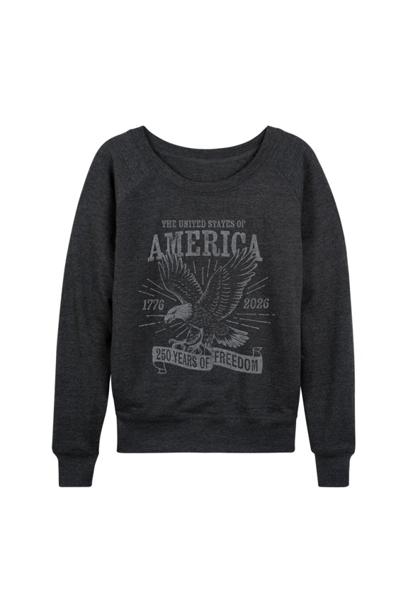 - America Eagle - Women's French Terry Long Sleeve Pullover