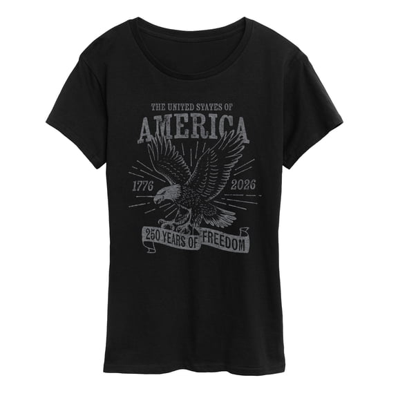 Instant Message - America Eagle Women's Short Sleeve Graphic T-Shirt