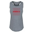thumbnail image 1 of Instant Message - America Repeated -Women's Racerback Tank, 1 of 5