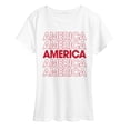 thumbnail image 1 of Instant Message - America Repeated - Women's Short Sleeve Graphic T-Shirt, 1 of 5