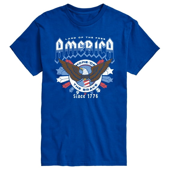 Instant Message - America Rock Tee Short Sleeve Graphic T-Shirt