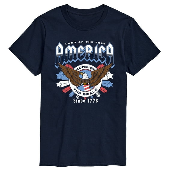 Instant Message - America Rock Tee Short Sleeve Graphic T-Shirt