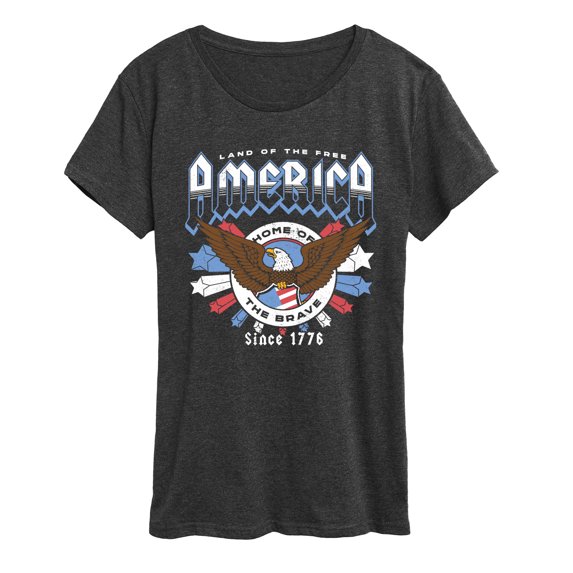 Instant Message - America Rock Tee - Women's Short Sleeve Graphic T-shirt