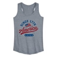 thumbnail image 1 of Instant Message - America Since 1776 Graphic Racerback Tank, 1 of 6