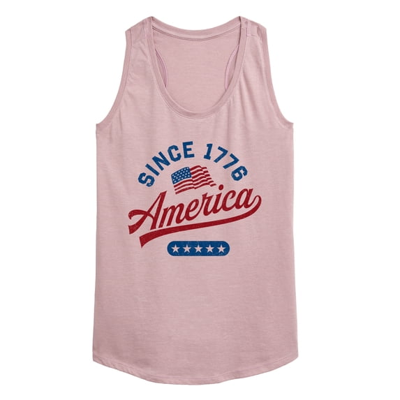Instant Message - America Since 1776 Graphic Racerback Tank