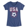 thumbnail image 1 of Instant Message - America Soccer 3D Fitted Short Sleeve Graphic T-Shirt, 1 of 5
