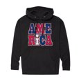 thumbnail image 1 of Instant Message - America Stacked - Men's Pullover Hooded Fleece Sweatshirt, 1 of 6