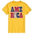 thumbnail image 1 of Instant Message - America Stacked - Men's Short Sleeve Graphic T-Shirt, 1 of 6
