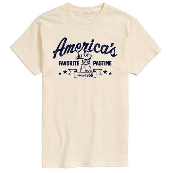 Instant Message - America's Favorite Pastime - Men's Short Sleeve Graphic T-Shirt