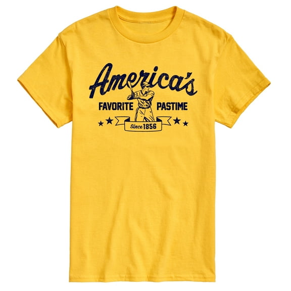 Instant Message - America's Favorite Pastime - Men's Short Sleeve Graphic T-Shirt