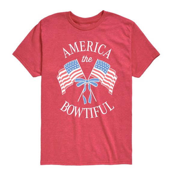 Instant Message - America the Bowtiful - Youth Boys Short Sleeve Graphic T-Shirt