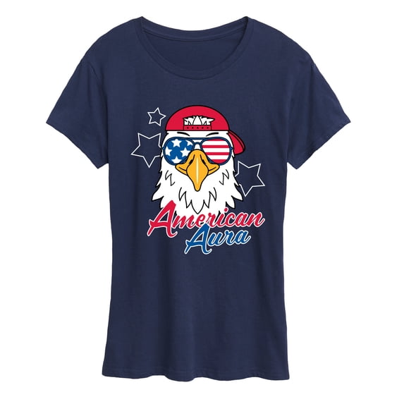 Instant Message - American Aura Eagle Women's Short Sleeve Graphic T-Shirt