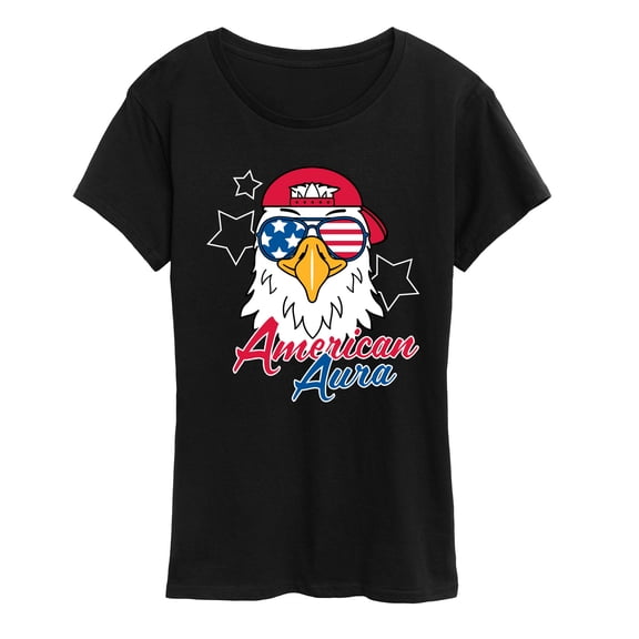 Instant Message - American Aura Eagle Women's Short Sleeve Graphic T-Shirt