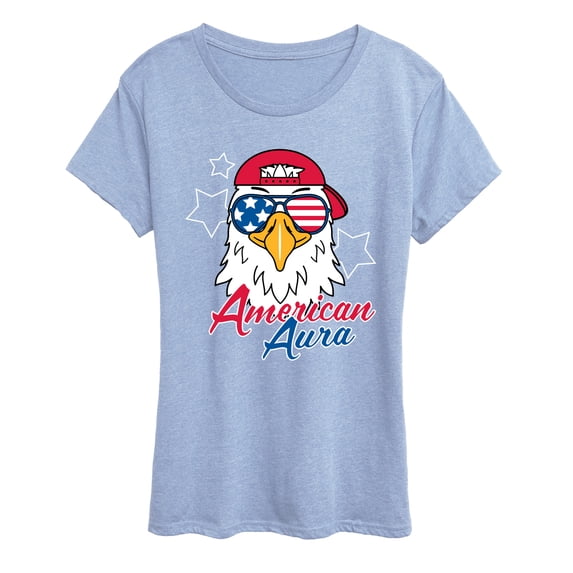 Instant Message - American Aura Eagle Women's Short Sleeve Graphic T-Shirt