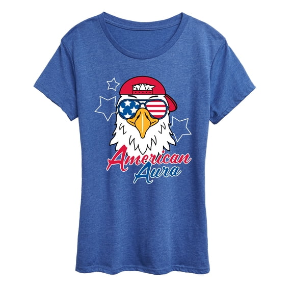 Instant Message - American Aura Eagle Women's Short Sleeve Graphic T-Shirt