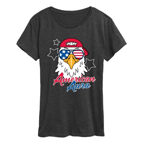 Instant Message - American Aura Eagle Women's Short Sleeve Graphic T-Shirt