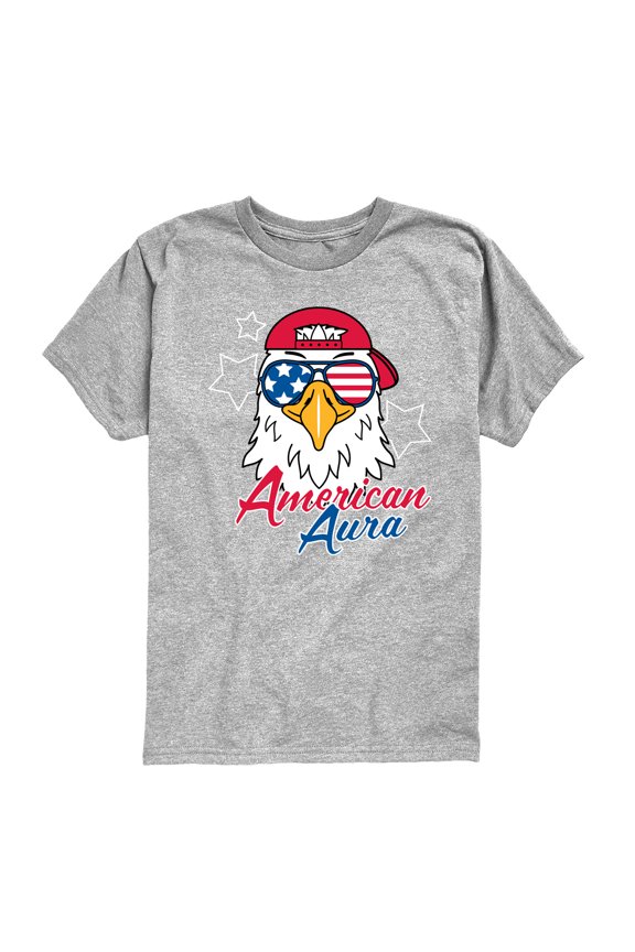 - American Aura Eagle - Youth Short Sleeve Graphic T-shirt