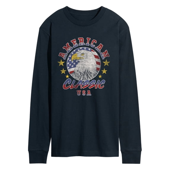 Instant Message - American Classic Long Sleeve Graphic T-Shirt