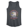 thumbnail image 1 of Instant Message - American Classic Women's Graphic Racerback Tank, 1 of 5