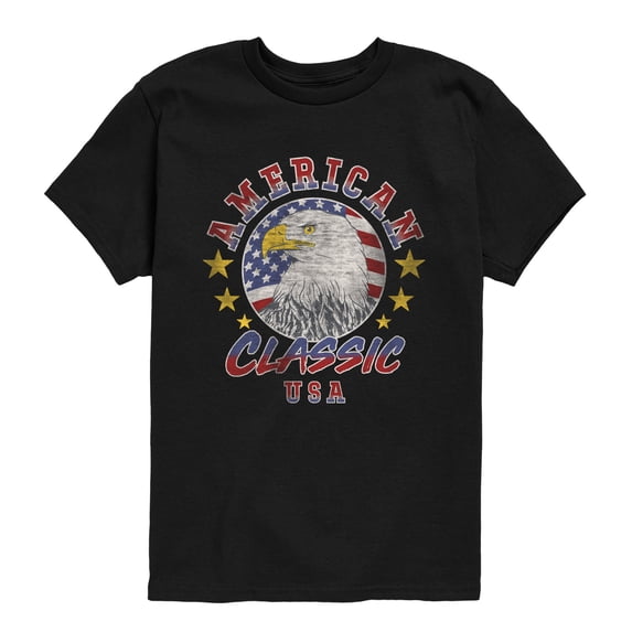 Instant Message - American Classic Short Sleeve Graphic T-Shirt