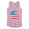 thumbnail image 1 of Instant Message - American Flag Sunflower  - Women's Racerback Tank Top, 1 of 6
