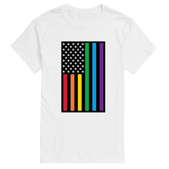 Instant Message - Pride Flag - Men's Short Sleeve Graphic T-Shirt