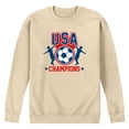 thumbnail image 1 of Instant Message - American Soccer Champions - Men's Crew Fleece Sweatshirt, 1 of 4