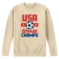 thumbnail image 1 of Instant Message - American Soccer World Champs Graphic Fleece Sweatshirt, 1 of 4