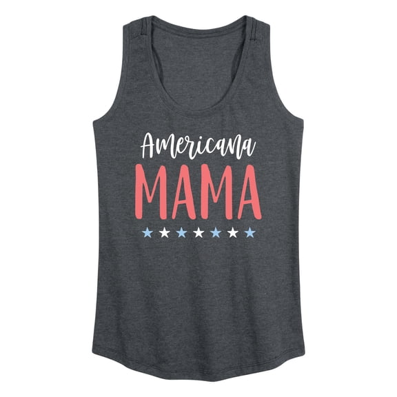 Instant Message - Americana Mama  - Women's Racerback Tank Top