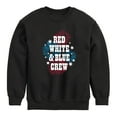 thumbnail image 1 of Instant Message - Americana - Red, White, & Blue Crew - Fireworks - Toddler & Youth Crewneck Fleece Sweatshirt, 1 of 6