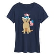 thumbnail image 1 of Instant Message - Americiana Labrador - Women's Short Sleeve Graphic T-Shirt, 1 of 6