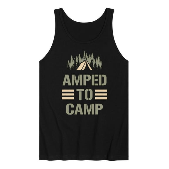 Instant Message - Amped To Camp - Men's Jersey Tank Top