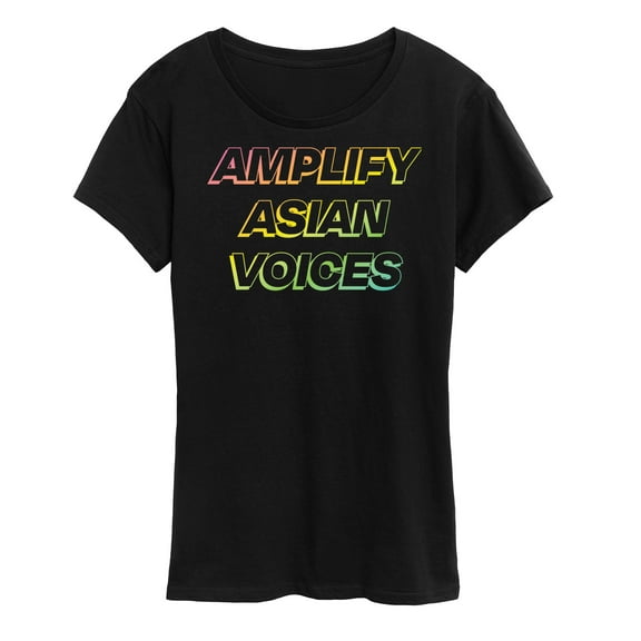 Instant Message - Amplify Asian Voices - Women's Short Sleeve Graphic T-Shirt