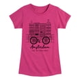 thumbnail image 1 of Instant Message - Amsterdam - Youth Girls Fitted Short Sleeve T-Shirt, 1 of 5