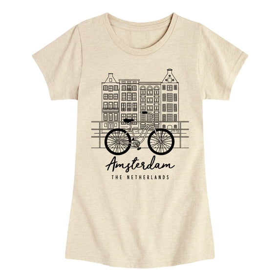 Instant Message - Amsterdam - Youth Girls Fitted Short Sleeve T-Shirt