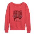 thumbnail image 1 of Instant Message - Amsterdam - Women's Lightweight French Terry Pullover, 1 of 6