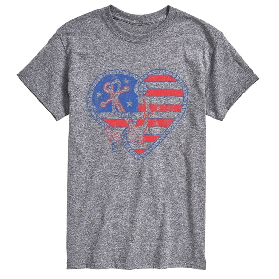 Instant Message - Anchor Heart Short Sleeve Graphic T-Shirt