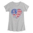 thumbnail image 1 of Instant Message - Anchor Heart Fitted Short Sleeve Graphic T-Shirt, 1 of 4