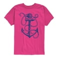 thumbnail image 1 of Instant Message - Anchor Sketch - Youth Boys Short Sleeve Graphic T-Shirt, 1 of 4