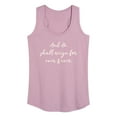 thumbnail image 1 of Instant Message - And He Shall Reign - Women's Racerback Tank Top, 1 of 6