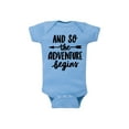 thumbnail image 1 of Instant Message - And So The Adventure Begins - Infant Baby One Piece, 1 of 5